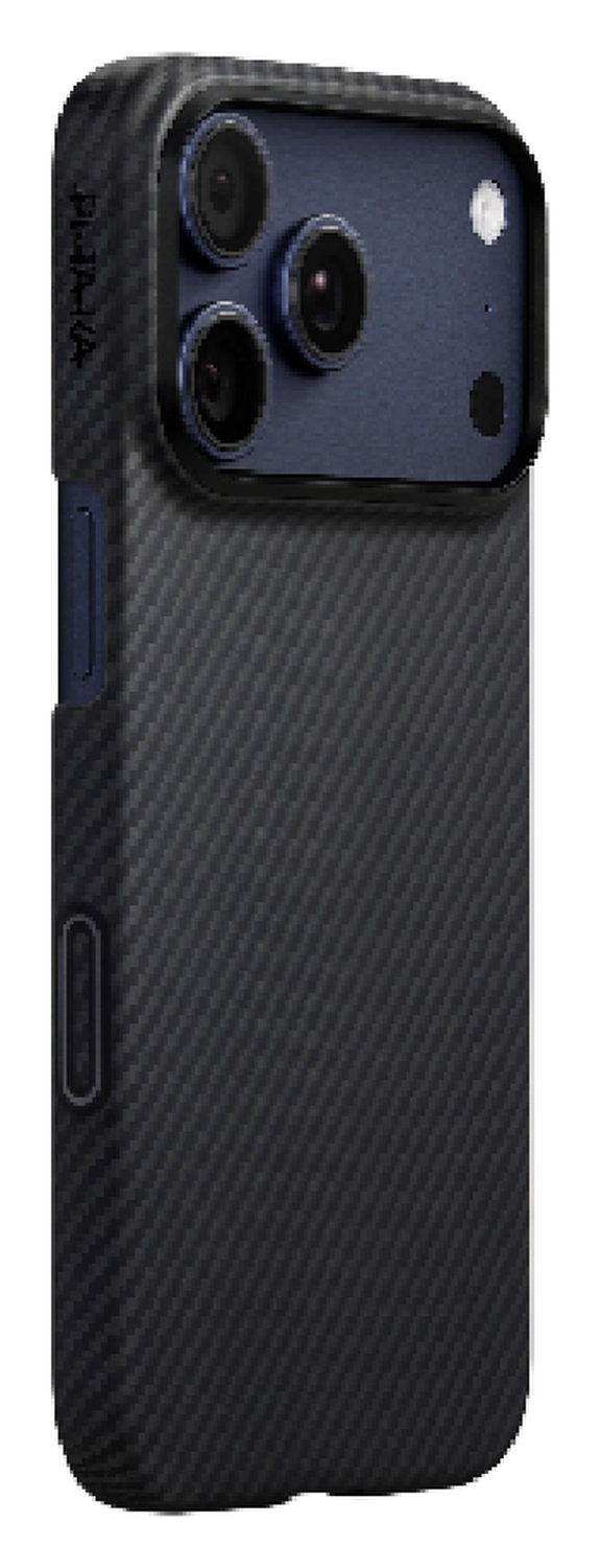 PITAKA Ultra-Slim iPhone 17 Pro Hoesje 600D MagSafe Ultra Dun Zwart afbeelding 1