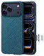 PITAKA Ultra-Slim iPhone 17 Pro Hoesje 600D MagSafe Ultra Dun Blauw Grijs afbeelding 2