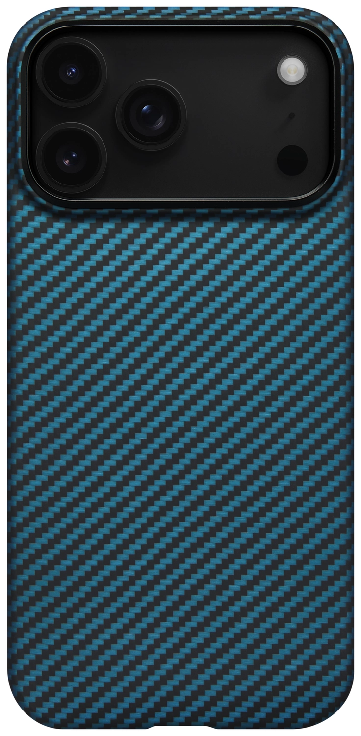 PITAKA Ultra-Slim iPhone 17 Pro Hoesje 600D MagSafe Ultra Dun Blauw Grijs afbeelding 12