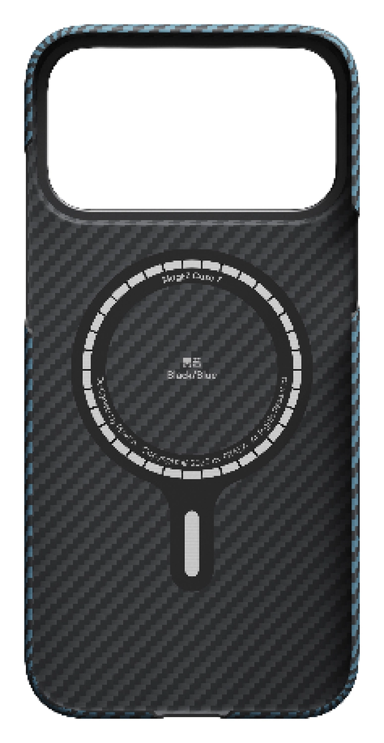 PITAKA Ultra-Slim iPhone 17 Pro Hoesje 600D MagSafe Ultra Dun Blauw Grijs afbeelding 13