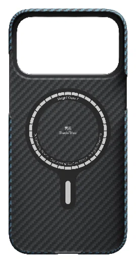 PITAKA Ultra-Slim iPhone 17 Pro Hoesje 600D MagSafe Ultra Dun Blauw Grijs afbeelding 13