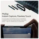PITAKA Ultra-Slim iPhone 17 Pro Hoesje 600D MagSafe Ultra Dun Blauw Grijs afbeelding 8