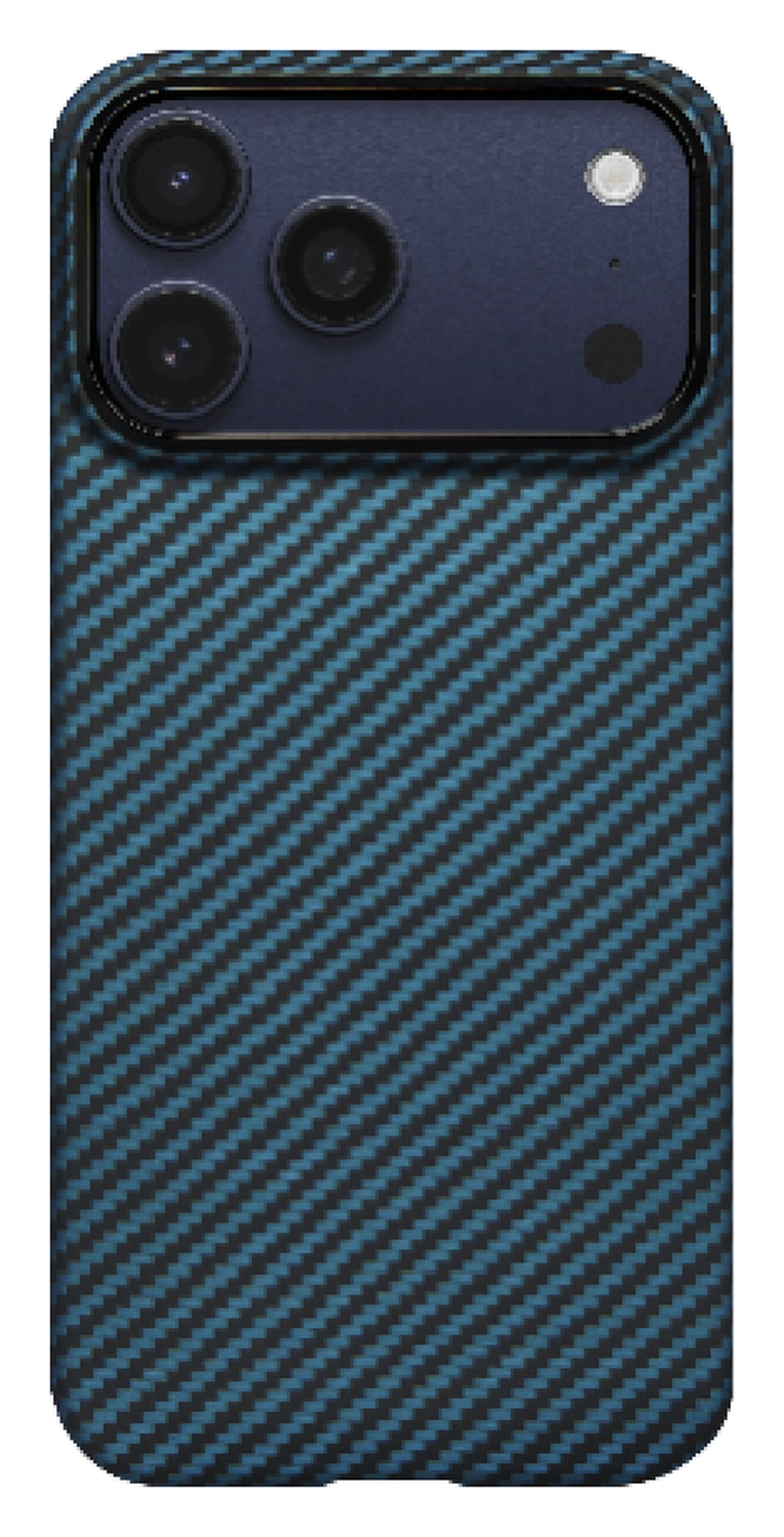 PITAKA Ultra-Slim iPhone 17 Pro Hoesje 600D MagSafe Ultra Dun Blauw Grijs afbeelding 14