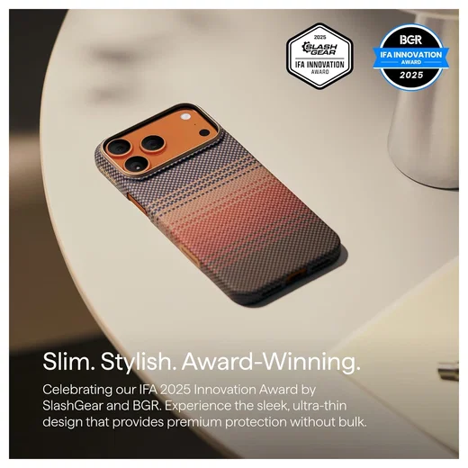 PITAKA Ultra-Slim iPhone 17 Pro Hoesje 600D MagSafe Ultra Dun Sunset afbeelding 5