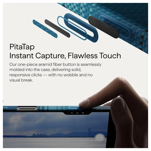 PITAKA Ultra-Slim iPhone 17 Pro Hoesje 600D MagSafe Ultra Dun Moonrise afbeelding 9