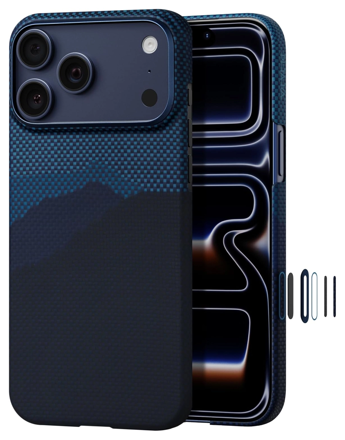 PITAKA Ultra-Slim iPhone 17 Pro Hoesje 600D MagSafe Ultra Dun Horizon afbeelding 2