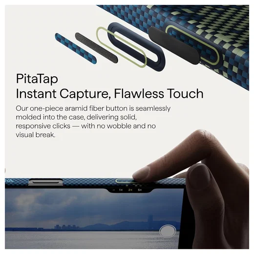 PITAKA Ultra-Slim iPhone 17 Pro Hoesje 600D MagSafe Ultra Dun Milky Way afbeelding 9