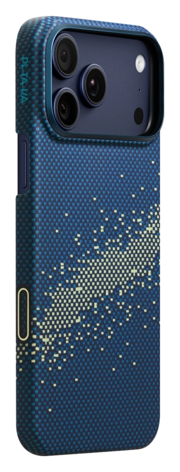 PITAKA Ultra-Slim iPhone 17 Pro Hoesje 600D MagSafe Ultra Dun Milky Way afbeelding 1