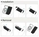 PITAKA Ultra-Slim iPhone 17 Pro Max Hoesje 600D MagSafe Ultra Dun Zwart afbeelding 11