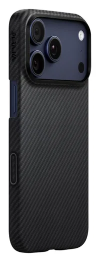 PITAKA Ultra-Slim iPhone 17 Pro Max Hoesje 600D MagSafe Ultra Dun Zwart afbeelding 1