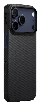 PITAKA Ultra-Slim iPhone 17 Pro Max Hoesje 600D MagSafe Ultra Dun Zwart