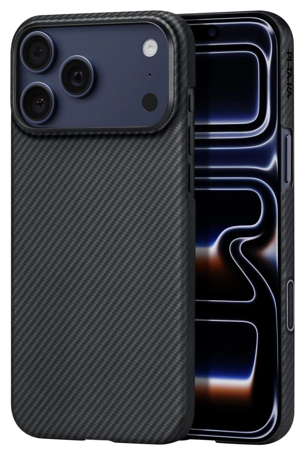 PITAKA Ultra-Slim iPhone 17 Pro Max Hoesje 600D MagSafe Ultra Dun Zwart afbeelding 12