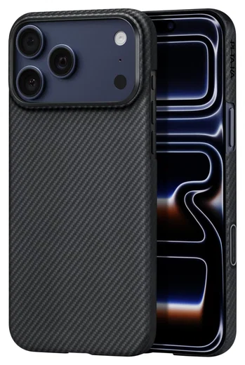 PITAKA Ultra-Slim iPhone 17 Pro Max Hoesje 600D MagSafe Ultra Dun Zwart afbeelding 12