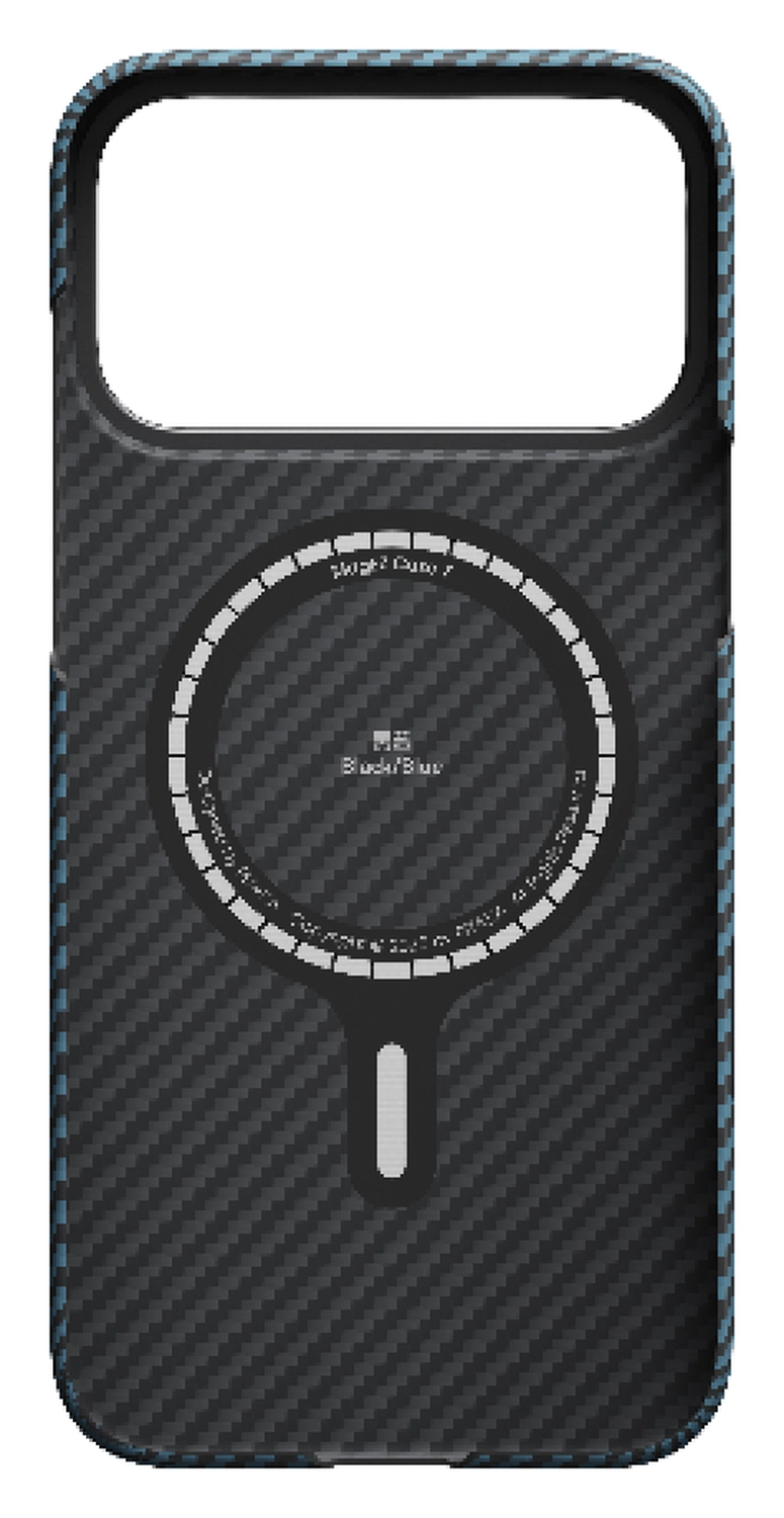 PITAKA Ultra-Slim iPhone 17 Pro Max Hoesje 600D MagSafe Ultra Dun Blauw Grijs afbeelding 14