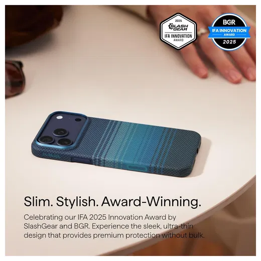 PITAKA Ultra-Slim iPhone 17 Pro Max Hoesje 600D MagSafe Ultra Dun Moonrise afbeelding 5