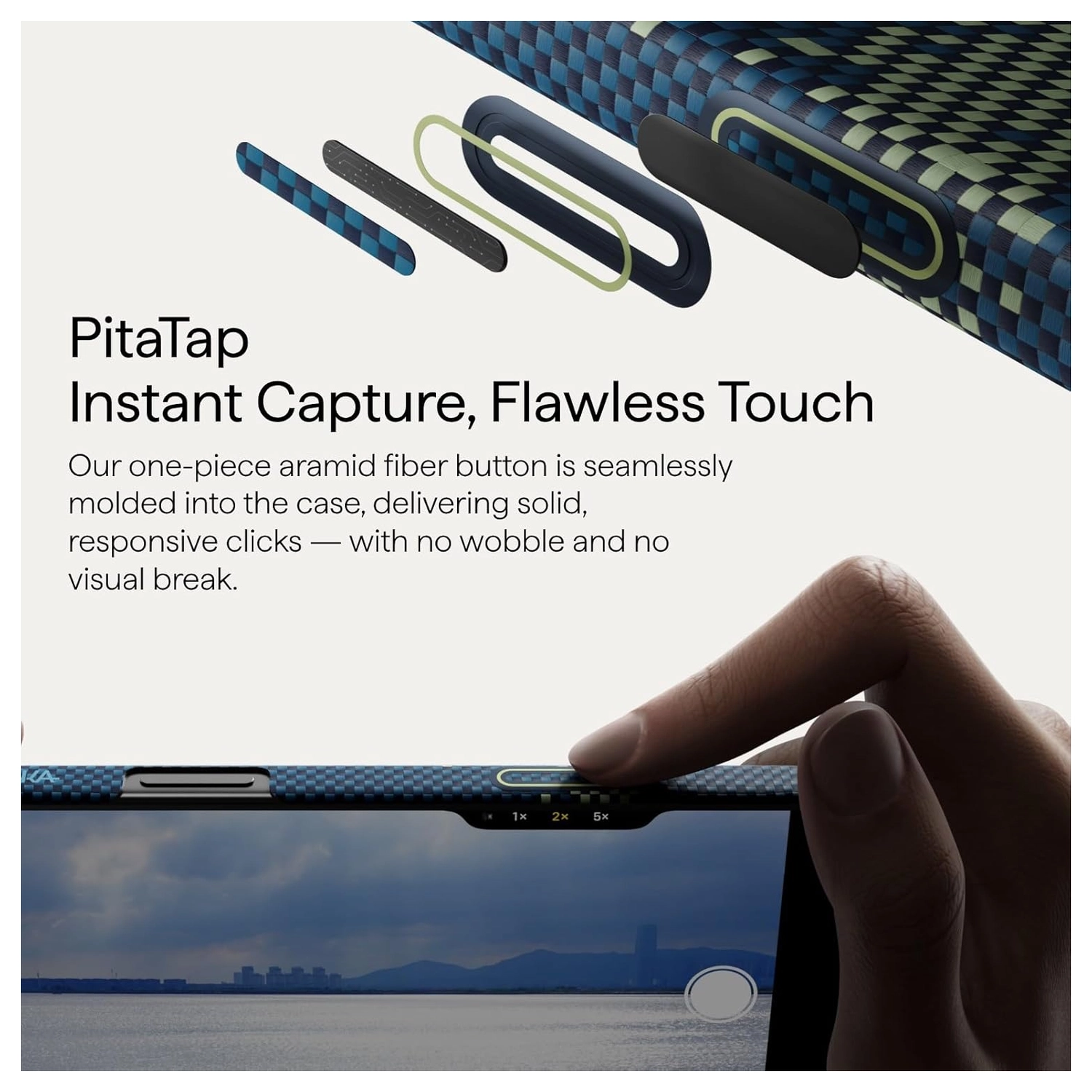 PITAKA Ultra-Slim iPhone 17 Pro Max Hoesje 600D MagSafe Ultra Dun Milky Way afbeelding 10