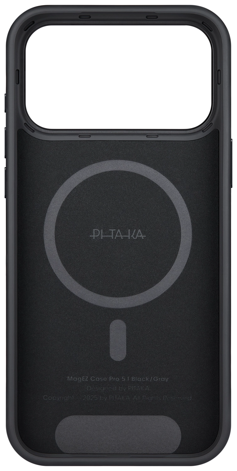 PITAKA Summa Apple iPhone 17 Pro Hoesje 600D MagSafe Zwart afbeelding 5