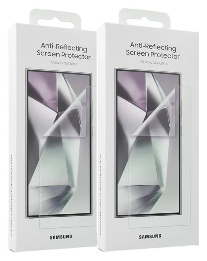 2x Duo pack Originele Samsung Galaxy S24 Ultra Screen Protector afbeelding 1