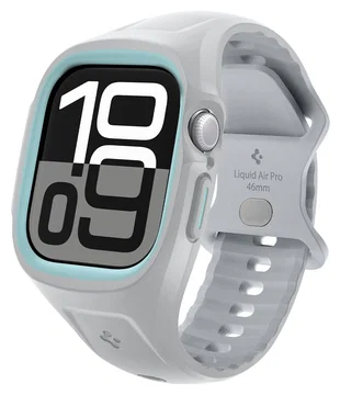 Spigen Liquid Air Pro - Apple Watch 11/10 46MM - Hoesje en Bandje - Grijs