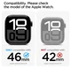 Spigen Liquid Air Pro - Apple Watch 11/10 46MM - Hoesje en Bandje - Grijs afbeelding 2
