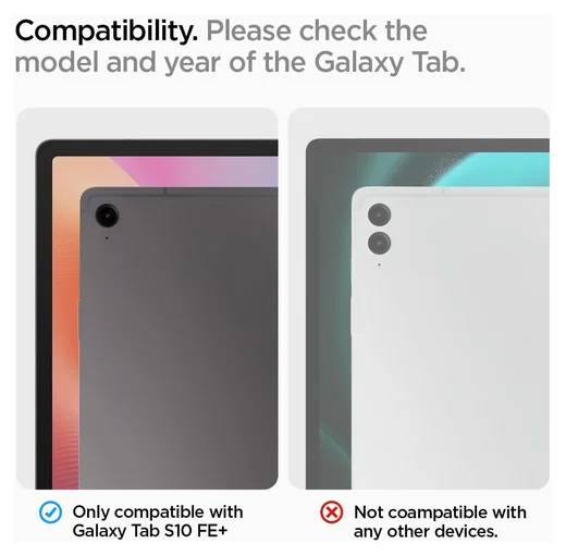 Spigen Rugged Armor Pro Samsung Galaxy Tab S10 FE Plus Hoes Book Case Zwart afbeelding 2