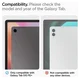 Spigen Rugged Armor Pro Samsung Galaxy Tab S10 FE Plus Hoes Book Case Zwart afbeelding 2