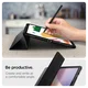 Spigen Rugged Armor Pro Samsung Galaxy Tab S10 FE Plus Hoes Book Case Zwart afbeelding 5