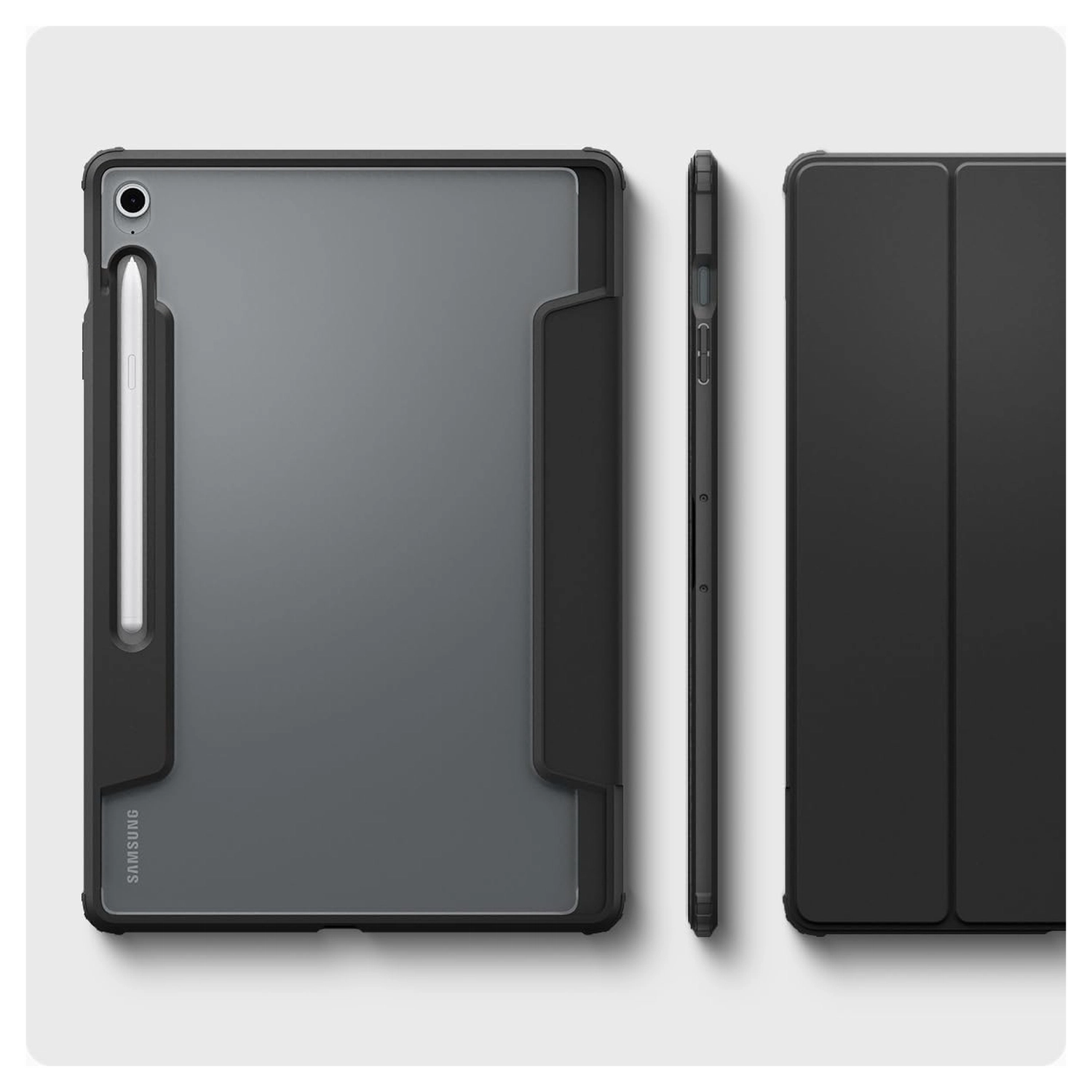 Spigen Ultra Hybrid Pro Samsung Galaxy Tab S10 FE Plus Hoes Zwart afbeelding 7