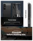 Spigen Rugged Armor Sony Xperia 1 VII Hoesje Back Cover Zwart afbeelding 7