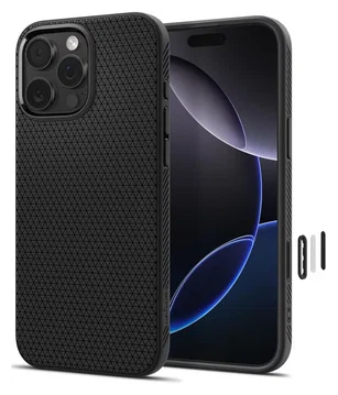 Spigen Liquid Air T MagFit Apple iPhone 16 Pro Max Hoesje Back Cover Matte Zwart