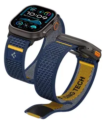 Spigen Athlex Air Apple Watch Bandje - 1-10/SE/Ultra 42/44/45/46/49MM - Blauw afbeelding