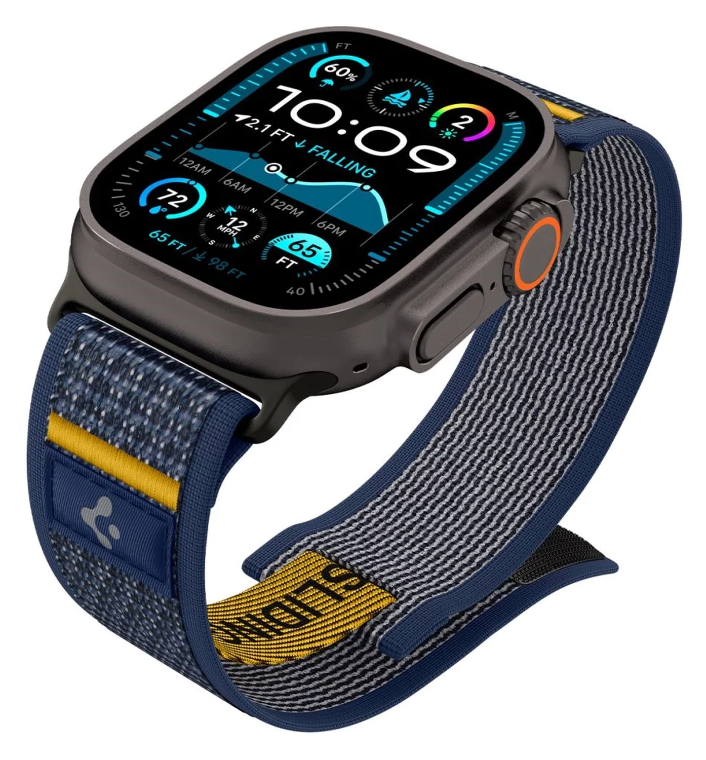 Spigen Athlex Air Apple Watch Bandje - 1-10/SE/Ultra 42/44/45/46/49MM - Blauw afbeelding 10