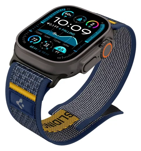 Spigen Athlex Air Apple Watch Bandje - 1-10/SE/Ultra 42/44/45/46/49MM - Blauw afbeelding 10