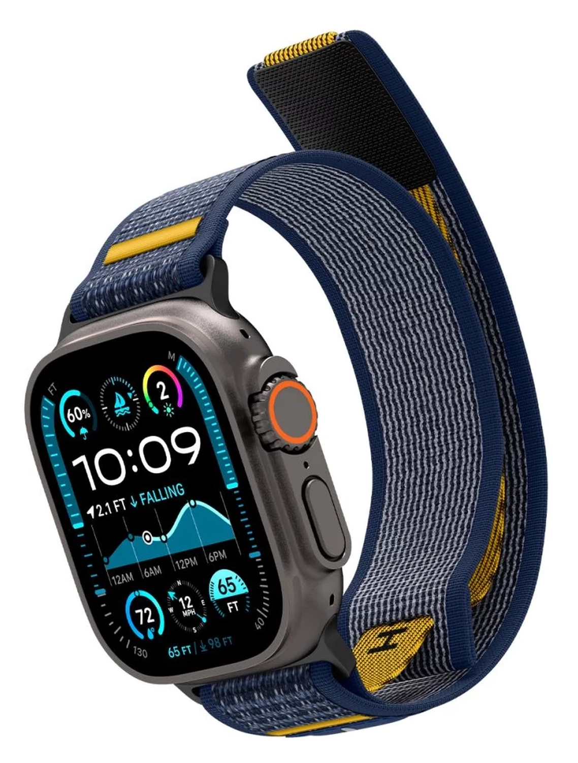 Spigen Athlex Air Apple Watch Bandje - 1-10/SE/Ultra 42/44/45/46/49MM - Blauw afbeelding 11