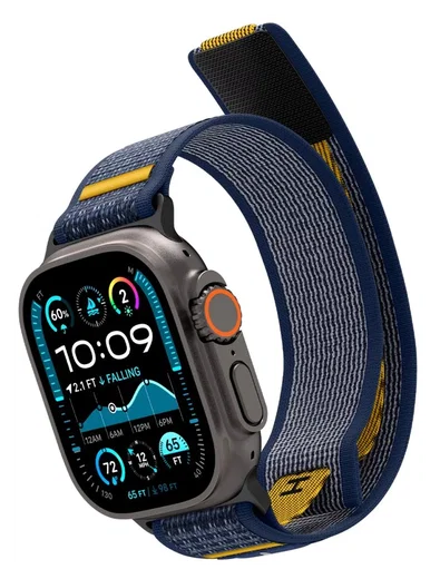 Spigen Athlex Air Apple Watch Bandje - 1-10/SE/Ultra 42/44/45/46/49MM - Blauw afbeelding 11