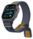Spigen Athlex Air Apple Watch Bandje - 1-10/SE/Ultra 42/44/45/46/49MM - Blauw afbeelding 2