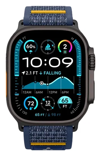 Spigen Athlex Air Apple Watch Bandje - 1-10/SE/Ultra 42/44/45/46/49MM - Blauw afbeelding 3