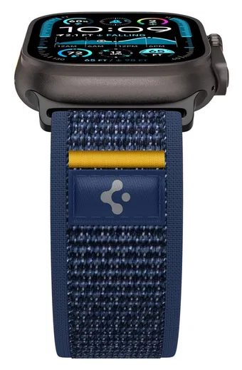 Spigen Athlex Air Apple Watch Bandje - 1-10/SE/Ultra 42/44/45/46/49MM - Blauw afbeelding 6