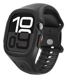Spigen Liquid Air Pro - Apple Watch 11/10 46MM - Hoesje en Bandje - Zwart afbeelding