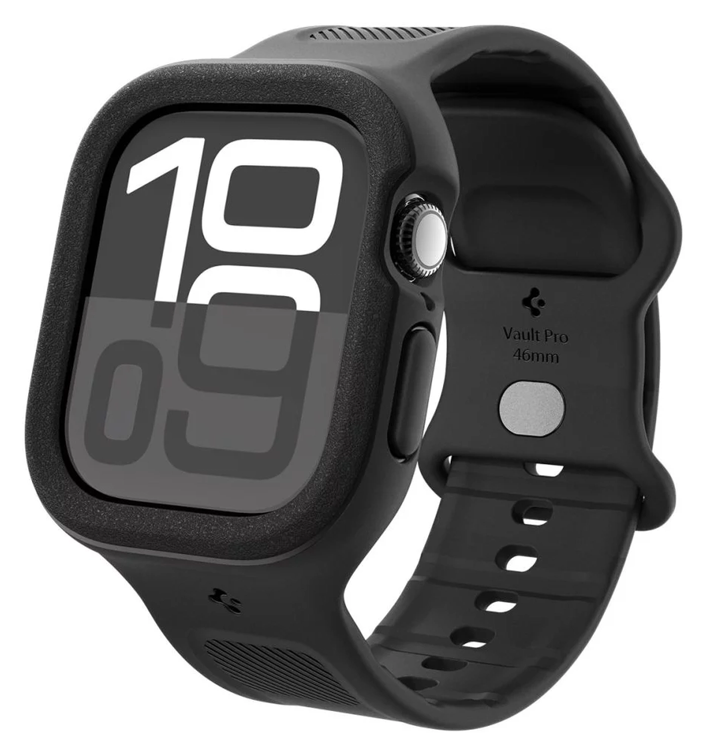 Spigen Vault Pro - Apple Watch 11/10 46MM Hoesje en Bandje - Zwart afbeelding 1