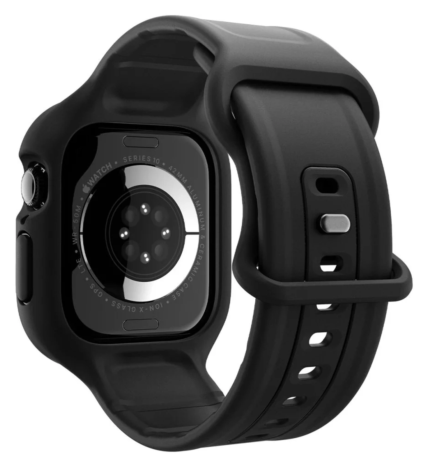 Spigen Vault Pro - Apple Watch 11/10 46MM Hoesje en Bandje - Zwart afbeelding 14