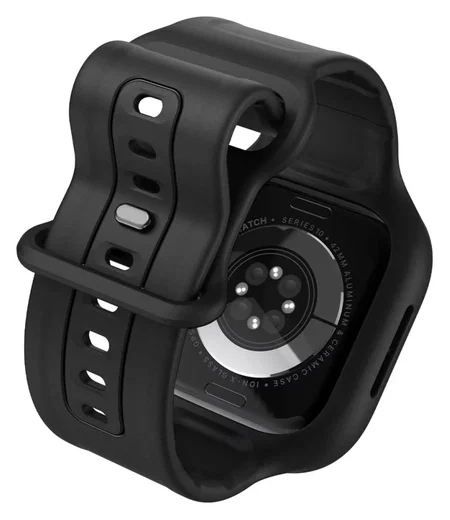 Spigen Vault Pro - Apple Watch 11/10 46MM Hoesje en Bandje - Zwart afbeelding 15