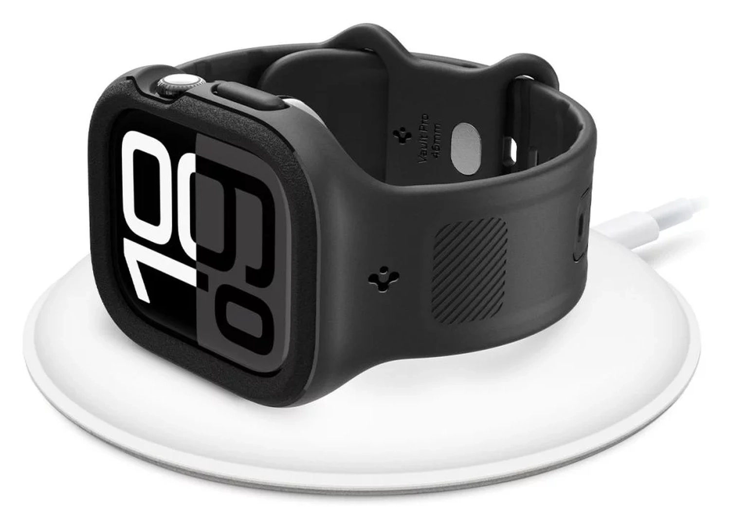 Spigen Vault Pro - Apple Watch 11/10 46MM Hoesje en Bandje - Zwart afbeelding 17