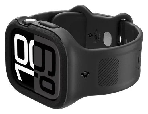 Spigen Vault Pro - Apple Watch 11/10 46MM Hoesje en Bandje - Zwart afbeelding 18