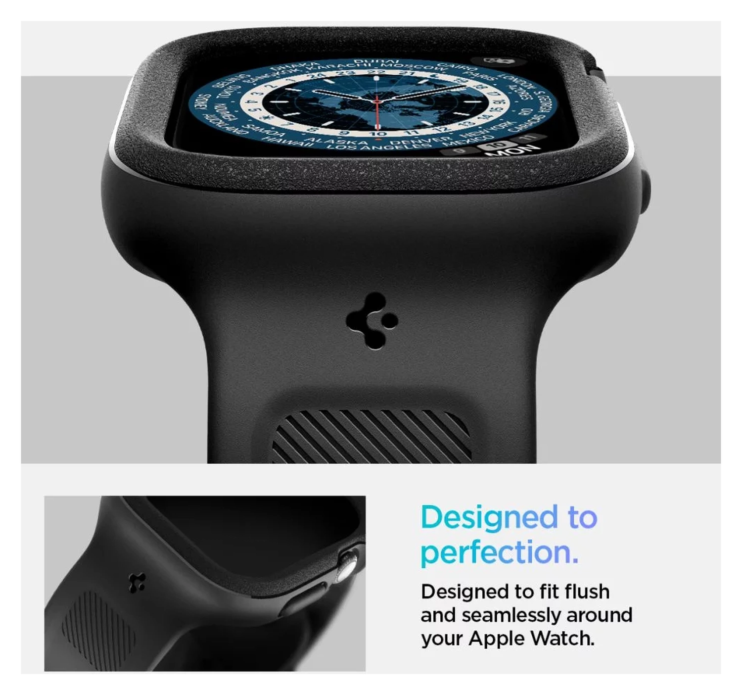 Spigen Vault Pro - Apple Watch 11/10 46MM Hoesje en Bandje - Zwart afbeelding 3