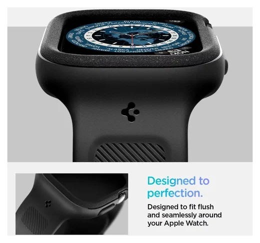 Spigen Vault Pro - Apple Watch 11/10 46MM Hoesje en Bandje - Zwart afbeelding 3