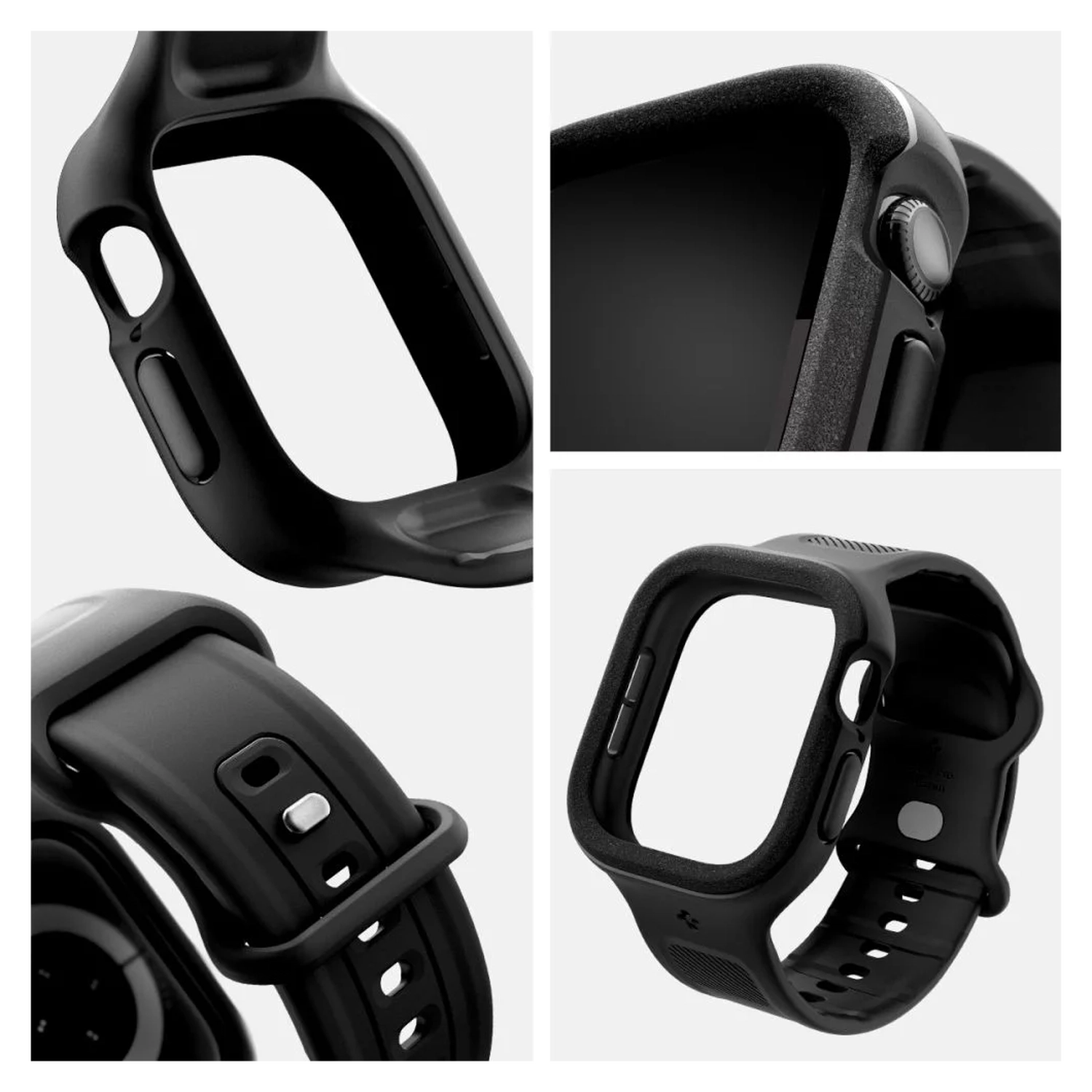Spigen Vault Pro - Apple Watch 11/10 46MM Hoesje en Bandje - Zwart afbeelding 7