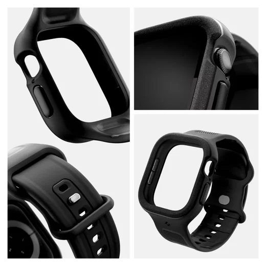 Spigen Vault Pro - Apple Watch 11/10 46MM Hoesje en Bandje - Zwart afbeelding 7