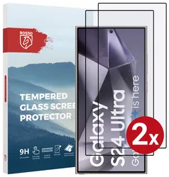 Duo Pack Rosso Samsung Galaxy S24 Ultra 9H Tempered Glass afbeelding