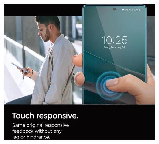 Spigen GLAS.tR EZ Fit HD Samsung Galaxy S25 Ultra Privacy Glass 2-Pack afbeelding 5